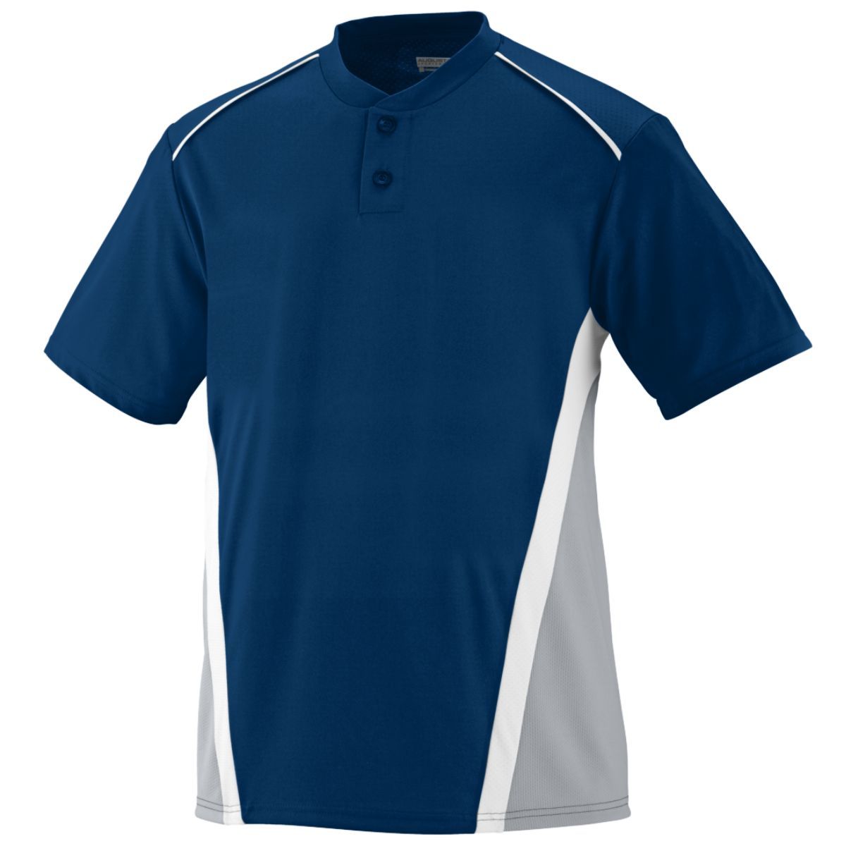 Augusta Sportswear Rbi Jersey in Navy/Silver Grey/White  -Part of the Adult, Adult-Jersey, Augusta-Products, Softball, Shirts product lines at KanaleyCreations.com