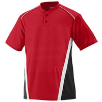 Augusta Sportswear Youth Rbi Jersey in Red/Black/White  -Part of the Youth, Youth-Jersey, Augusta-Products, Softball, Shirts product lines at KanaleyCreations.com