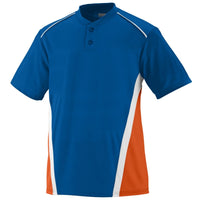 Augusta Sportswear Youth Rbi Jersey in Royal/Orange/White  -Part of the Youth, Youth-Jersey, Augusta-Products, Softball, Shirts product lines at KanaleyCreations.com