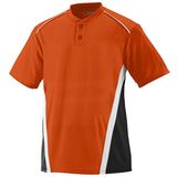 Augusta Sportswear Youth Rbi Jersey in Orange/Black/White  -Part of the Youth, Youth-Jersey, Augusta-Products, Softball, Shirts product lines at KanaleyCreations.com