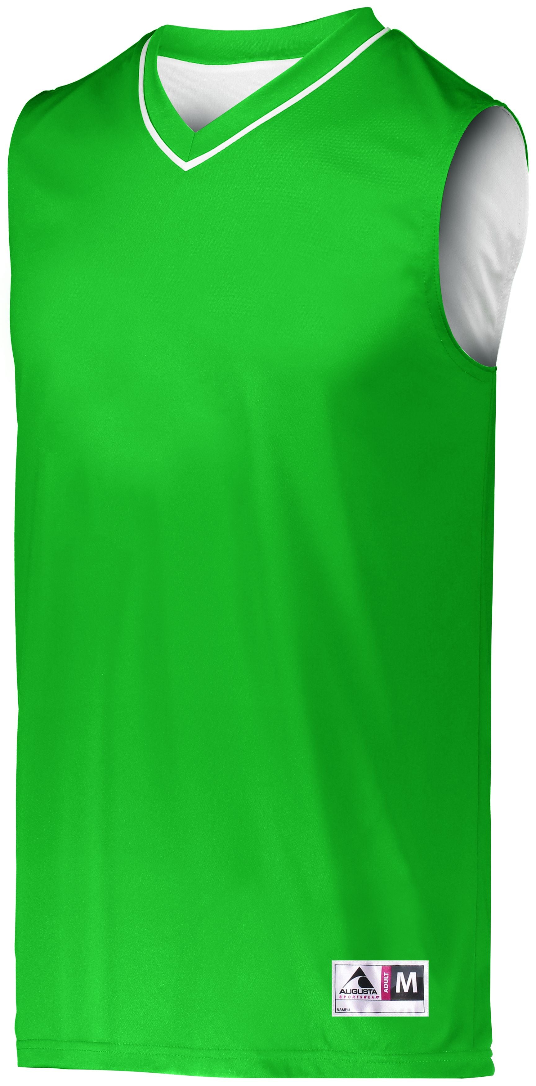 Augusta Sportswear Youth Reversible Two-Color Jersey in Kelly/White  -Part of the Youth, Youth-Jersey, Augusta-Products, Basketball, Shirts, All-Sports, All-Sports-1 product lines at KanaleyCreations.com