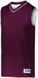 Augusta Sportswear Reversible Two-Color Jersey in Maroon/White  -Part of the Adult, Adult-Jersey, Augusta-Products, Basketball, Shirts, All-Sports, All-Sports-1 product lines at KanaleyCreations.com