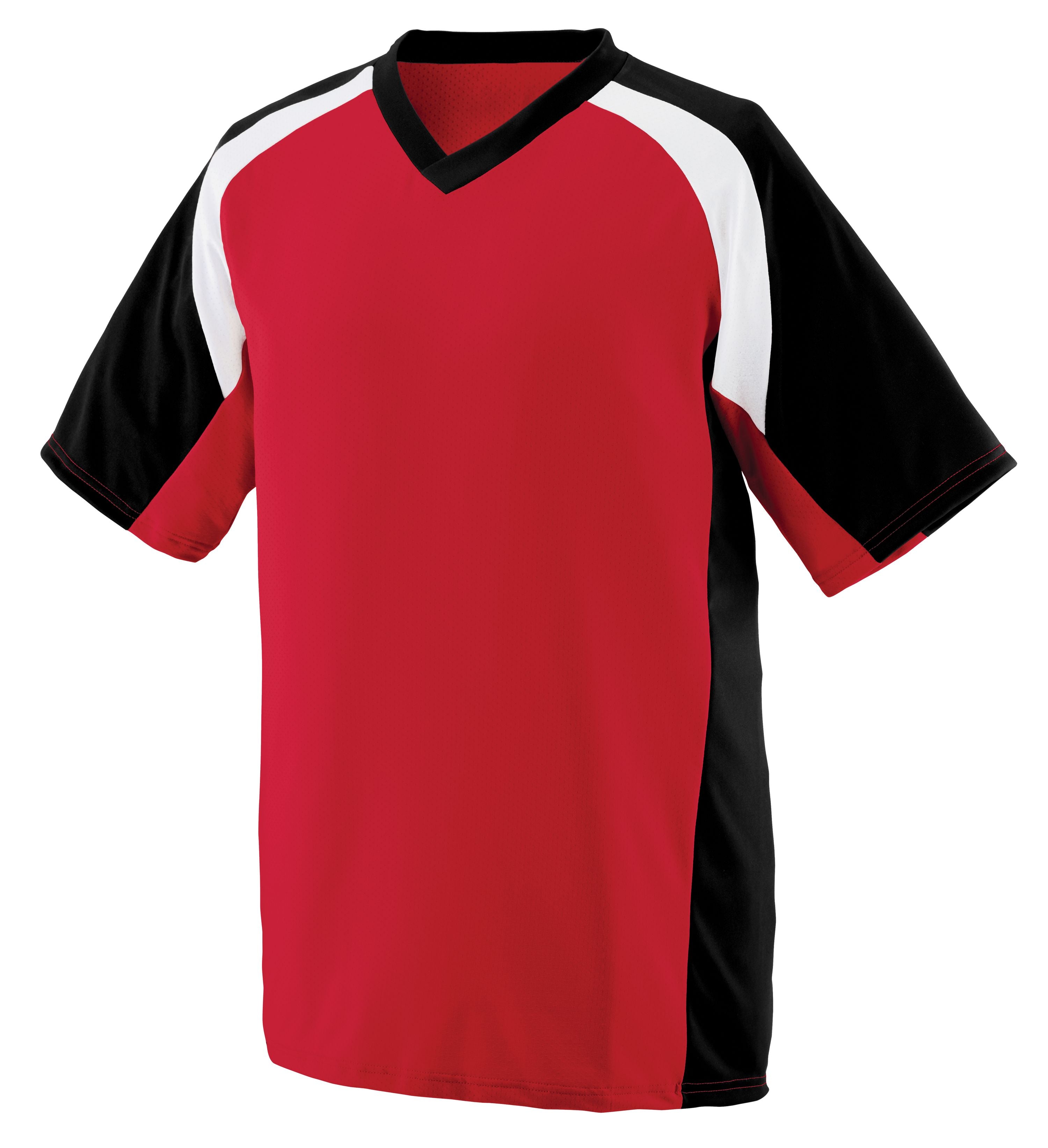 Augusta Sportswear Nitro Jersey in Red/Black/White  -Part of the Adult, Adult-Jersey, Augusta-Products, Football, Shirts, All-Sports, All-Sports-1 product lines at KanaleyCreations.com