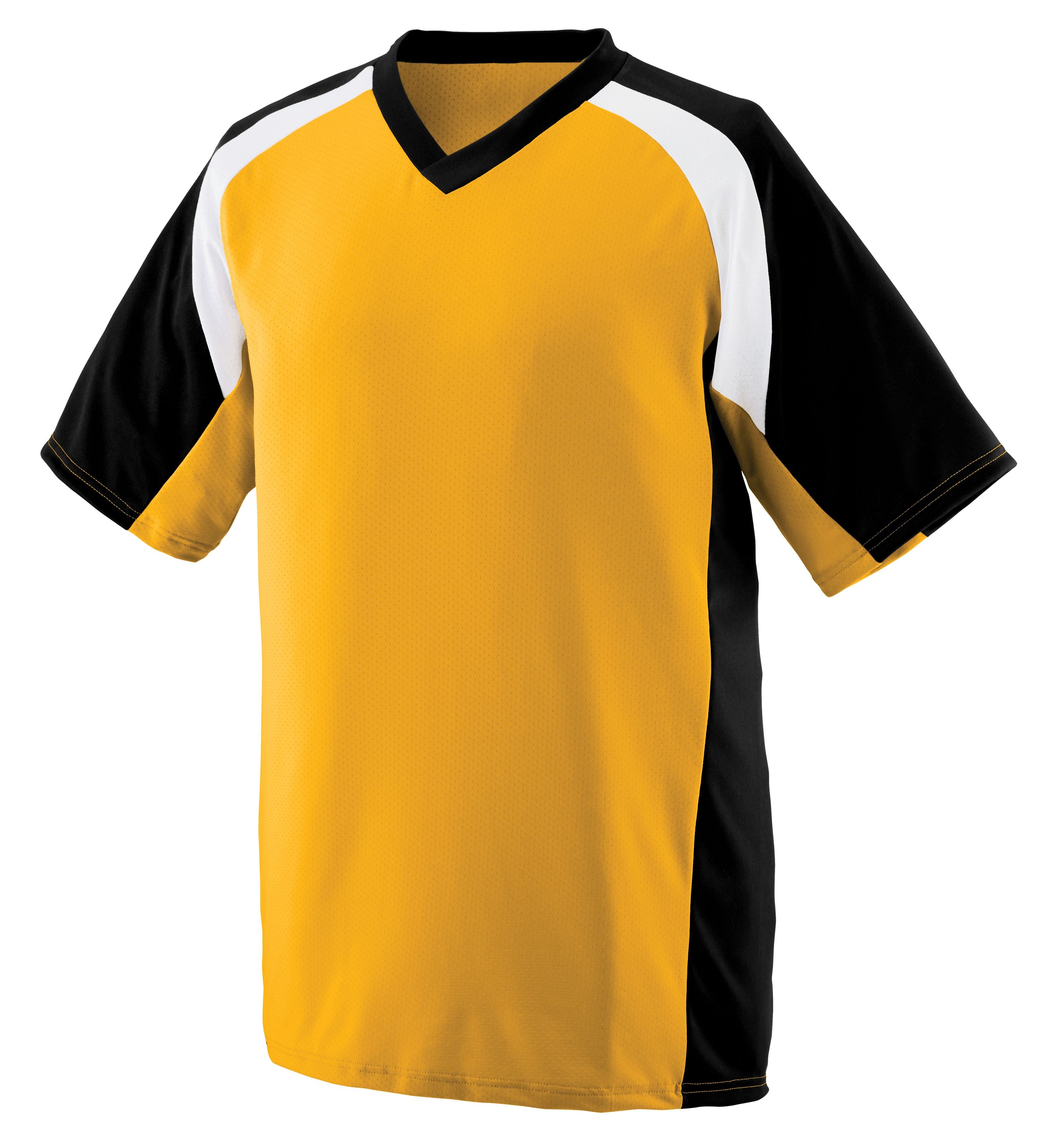 Augusta Sportswear Nitro Jersey in Gold/Black/White  -Part of the Adult, Adult-Jersey, Augusta-Products, Football, Shirts, All-Sports, All-Sports-1 product lines at KanaleyCreations.com