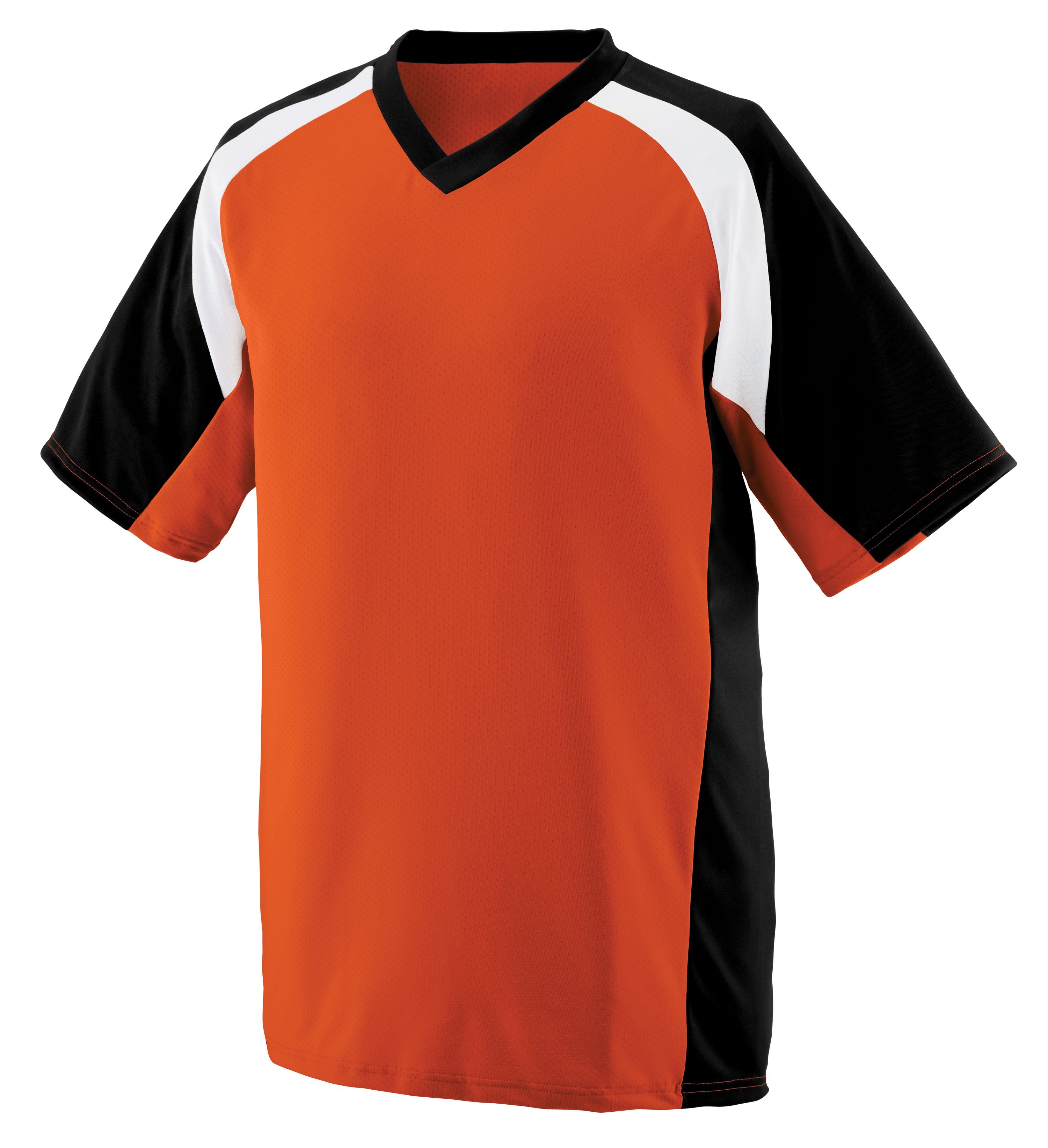 Augusta Sportswear Nitro Jersey in Orange/Black/White  -Part of the Adult, Adult-Jersey, Augusta-Products, Football, Shirts, All-Sports, All-Sports-1 product lines at KanaleyCreations.com