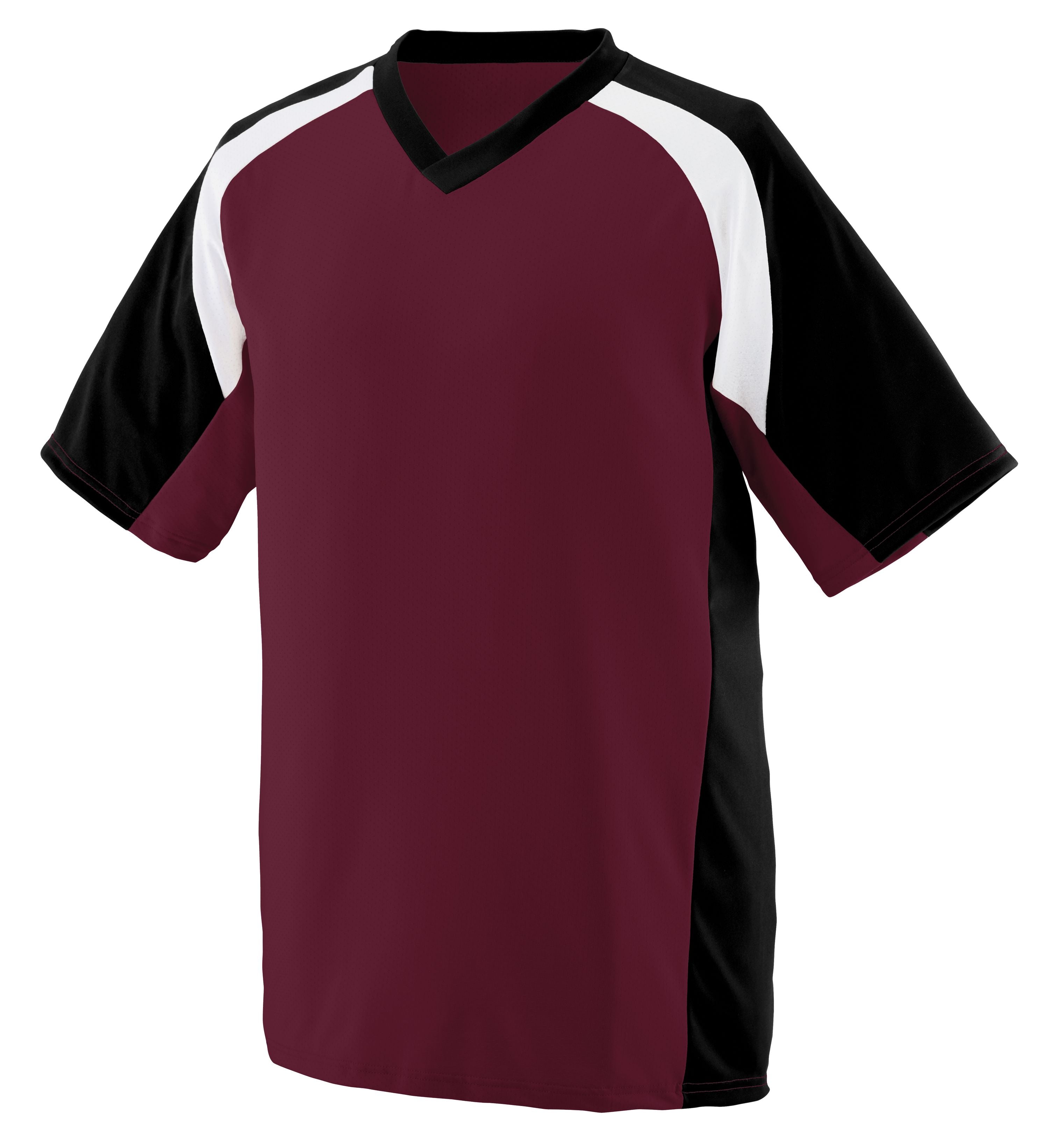 Augusta Sportswear Nitro Jersey in Maroon/Black/White  -Part of the Adult, Adult-Jersey, Augusta-Products, Football, Shirts, All-Sports, All-Sports-1 product lines at KanaleyCreations.com
