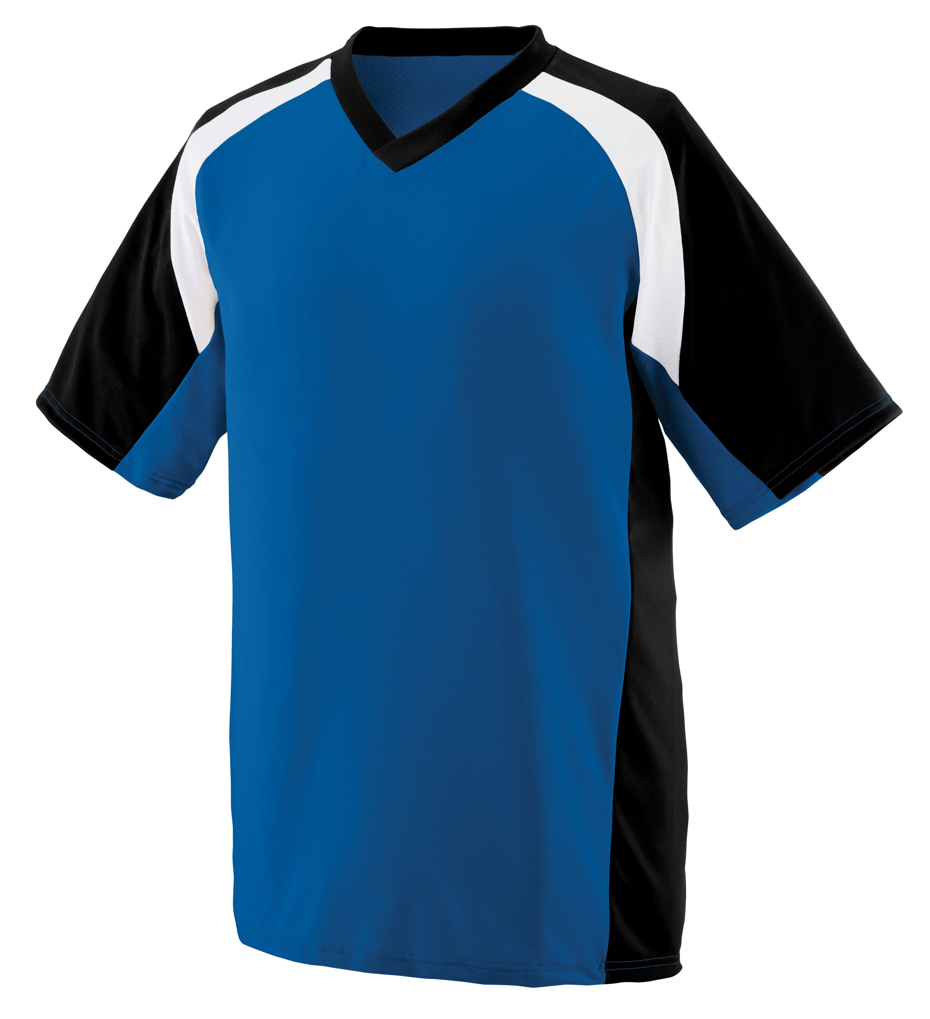 Augusta Sportswear Nitro Jersey in Royal/Black/White  -Part of the Adult, Adult-Jersey, Augusta-Products, Football, Shirts, All-Sports, All-Sports-1 product lines at KanaleyCreations.com