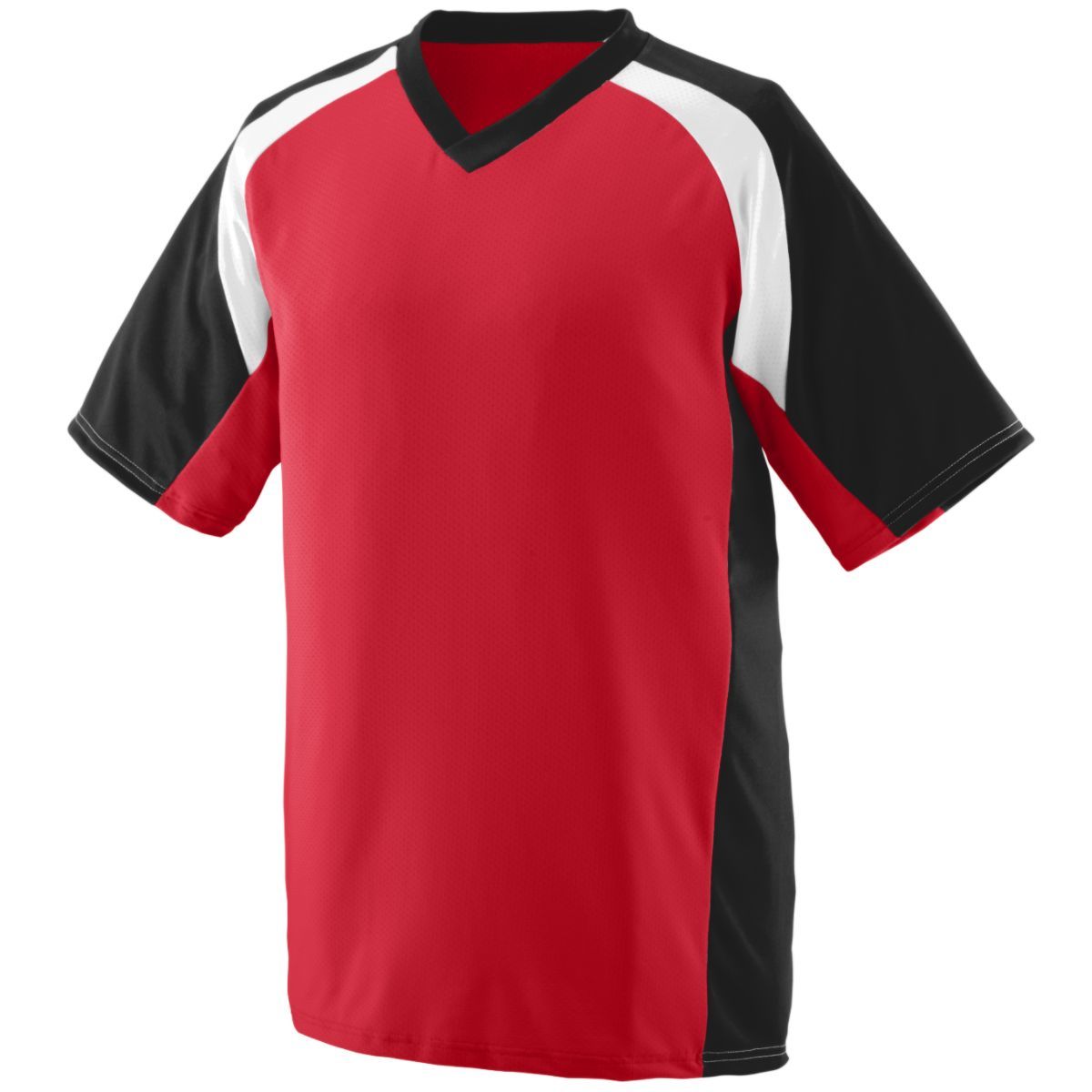 Augusta Sportswear Youth Nitro Jersey in Red/Black/White  -Part of the Youth, Youth-Jersey, Augusta-Products, Football, Shirts, All-Sports, All-Sports-1 product lines at KanaleyCreations.com