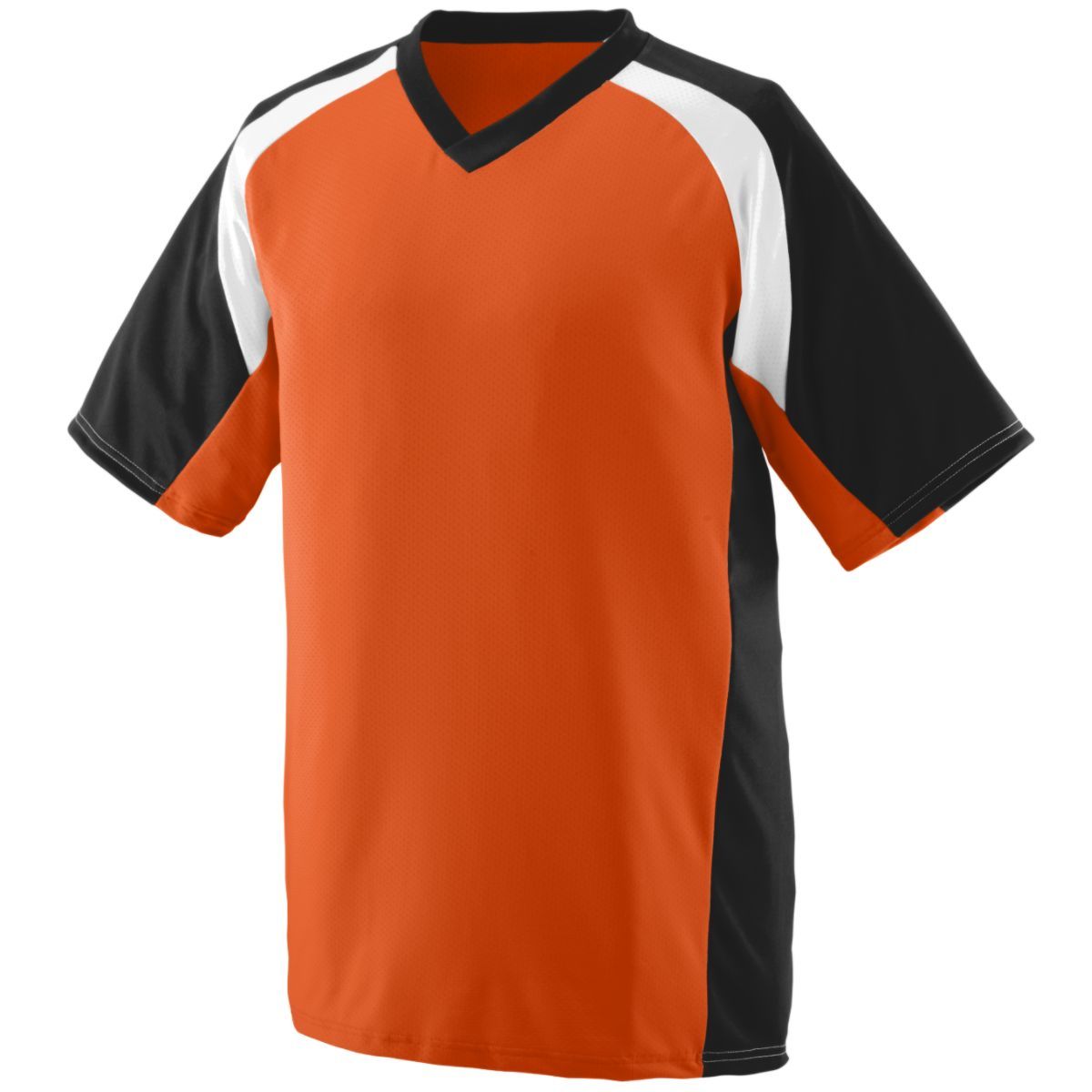 Augusta Sportswear Youth Nitro Jersey in Orange/Black/White  -Part of the Youth, Youth-Jersey, Augusta-Products, Football, Shirts, All-Sports, All-Sports-1 product lines at KanaleyCreations.com
