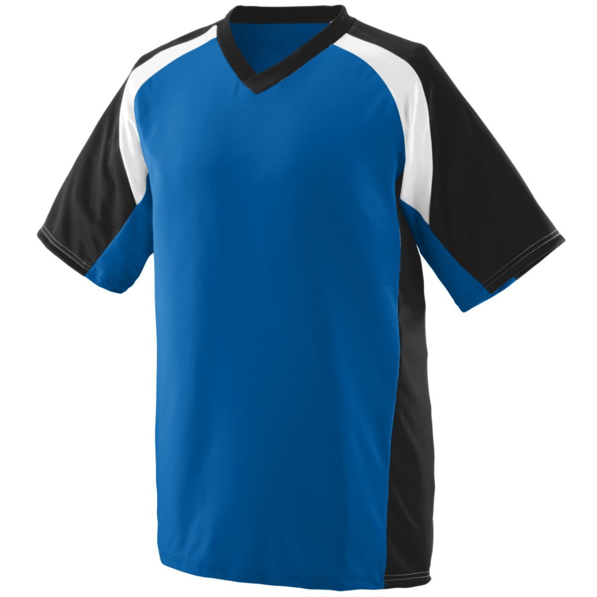 Augusta Sportswear Youth Nitro Jersey in Royal/Black/White  -Part of the Youth, Youth-Jersey, Augusta-Products, Football, Shirts, All-Sports, All-Sports-1 product lines at KanaleyCreations.com