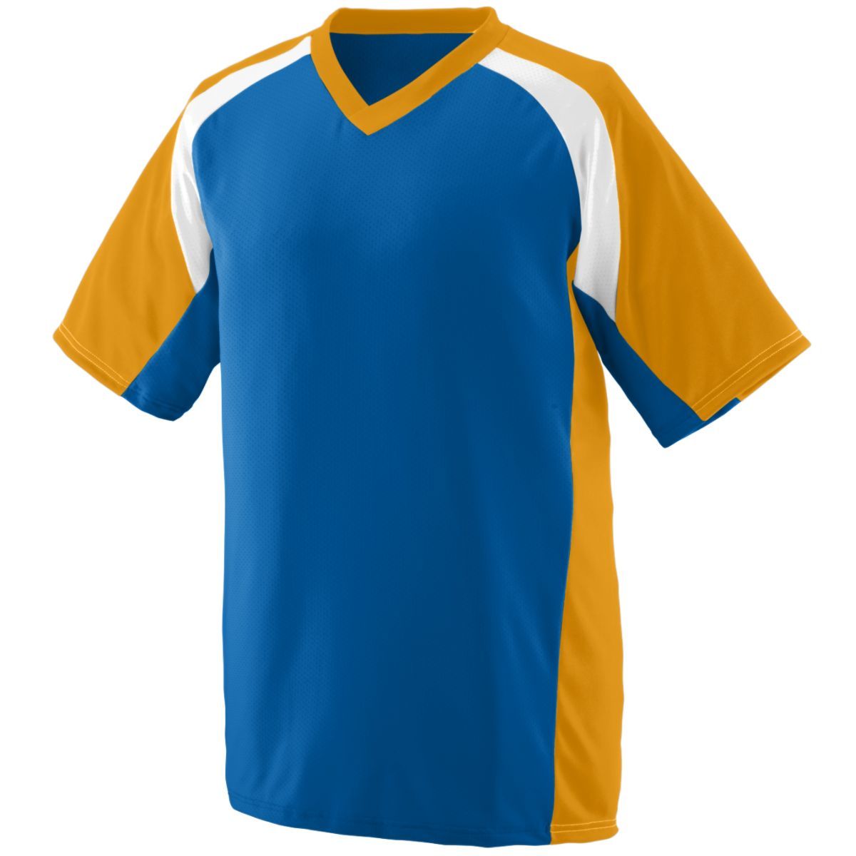 Augusta Sportswear Youth Nitro Jersey in Royal/Gold/White  -Part of the Youth, Youth-Jersey, Augusta-Products, Football, Shirts, All-Sports, All-Sports-1 product lines at KanaleyCreations.com