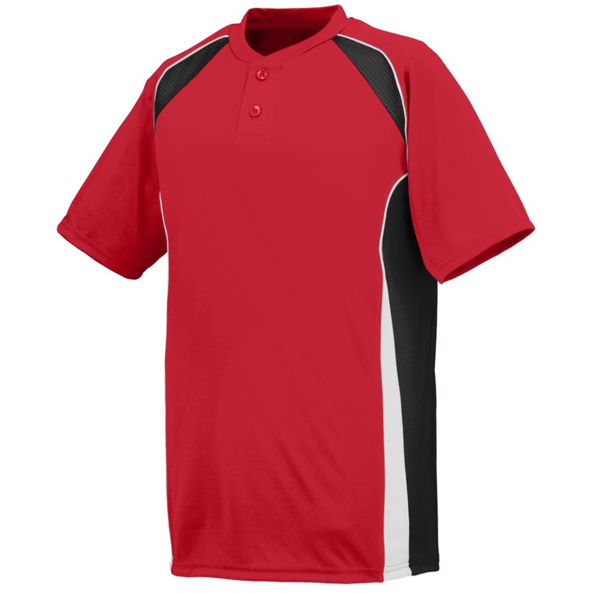 Augusta Sportswear Base Hit Jersey in Red/Black/White  -Part of the Adult, Adult-Jersey, Augusta-Products, Baseball, Shirts, All-Sports, All-Sports-1 product lines at KanaleyCreations.com