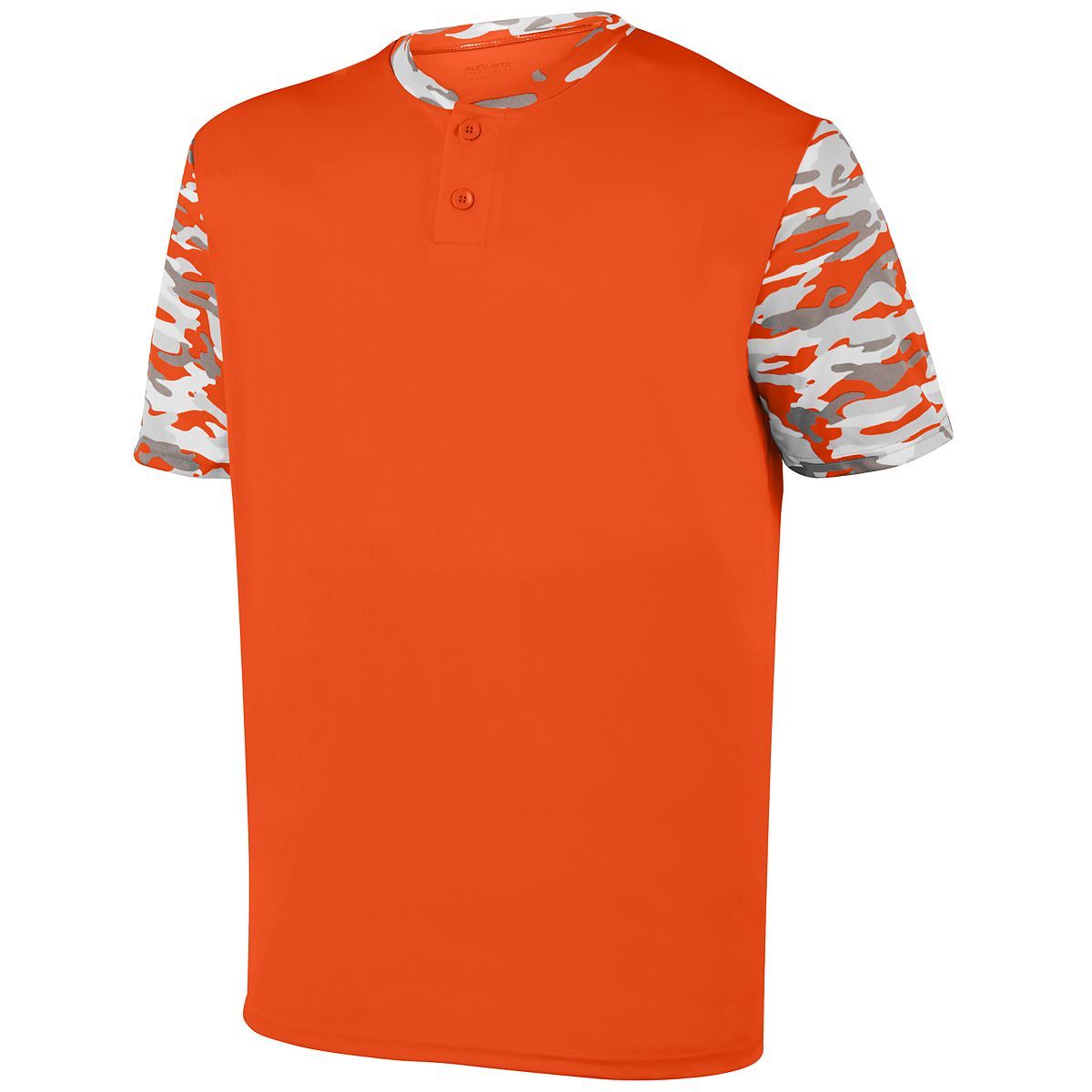 Augusta Sportswear Pop Fly Jersey in Orange/Orange Mod  -Part of the Adult, Adult-Jersey, Augusta-Products, Baseball, Shirts, All-Sports, All-Sports-1 product lines at KanaleyCreations.com
