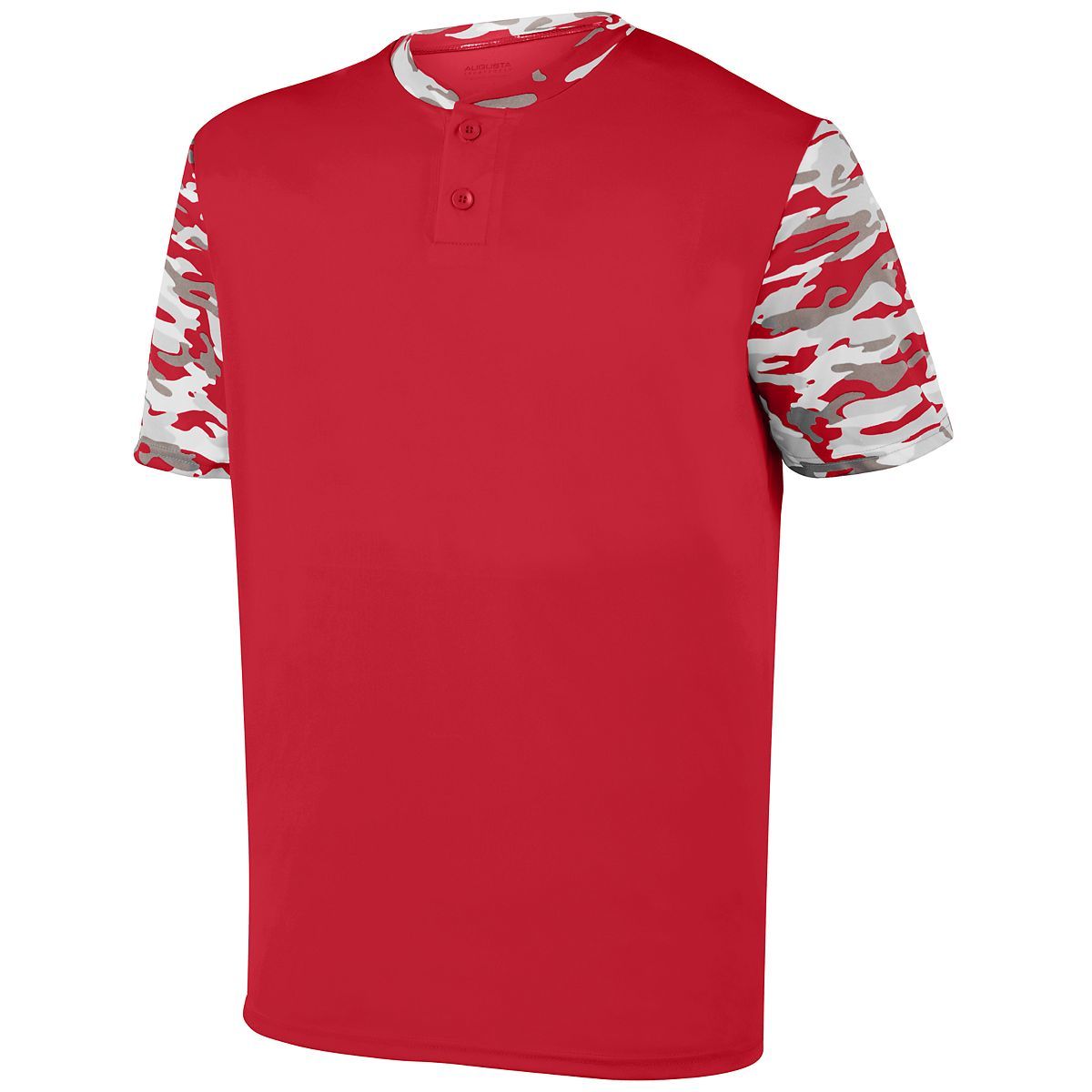 Augusta Sportswear Pop Fly Jersey in Red/Red Mod  -Part of the Adult, Adult-Jersey, Augusta-Products, Baseball, Shirts, All-Sports, All-Sports-1 product lines at KanaleyCreations.com