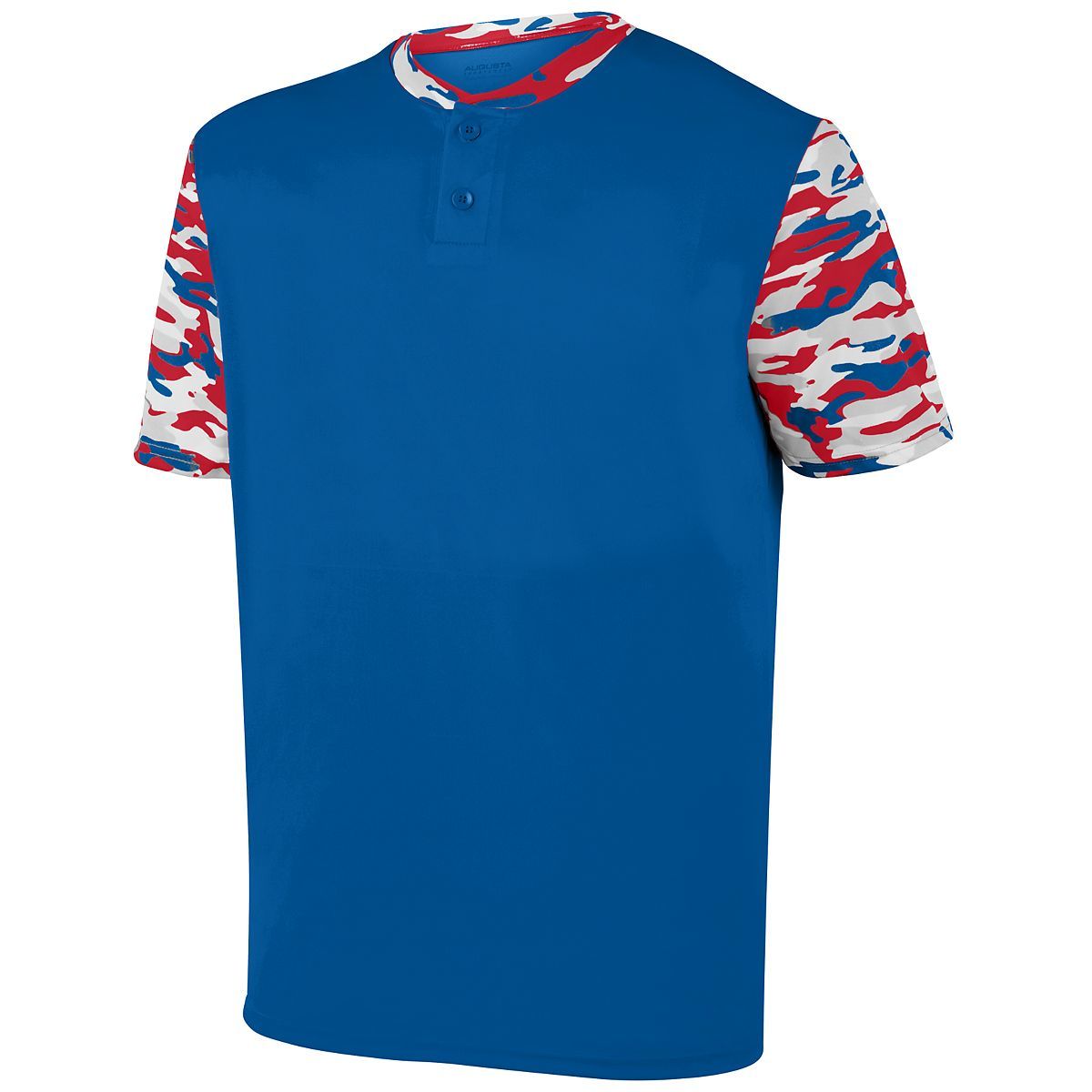 Augusta Sportswear Pop Fly Jersey in Royal/Red Royal Mod  -Part of the Adult, Adult-Jersey, Augusta-Products, Baseball, Shirts, All-Sports, All-Sports-1 product lines at KanaleyCreations.com
