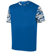 Augusta Sportswear Youth Pop Fly Jersey in Royal/Royal Mod  -Part of the Youth, Youth-Jersey, Augusta-Products, Baseball, Shirts, All-Sports, All-Sports-1 product lines at KanaleyCreations.com