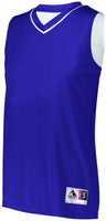 Augusta Sportswear Ladies Reversible Two-Color Jersey in Purple/White  -Part of the Ladies, Ladies-Jersey, Augusta-Products, Basketball, Shirts, All-Sports, All-Sports-1 product lines at KanaleyCreations.com