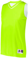 Augusta Sportswear Ladies Reversible Two-Color Jersey in Lime/White  -Part of the Ladies, Ladies-Jersey, Augusta-Products, Basketball, Shirts, All-Sports, All-Sports-1 product lines at KanaleyCreations.com