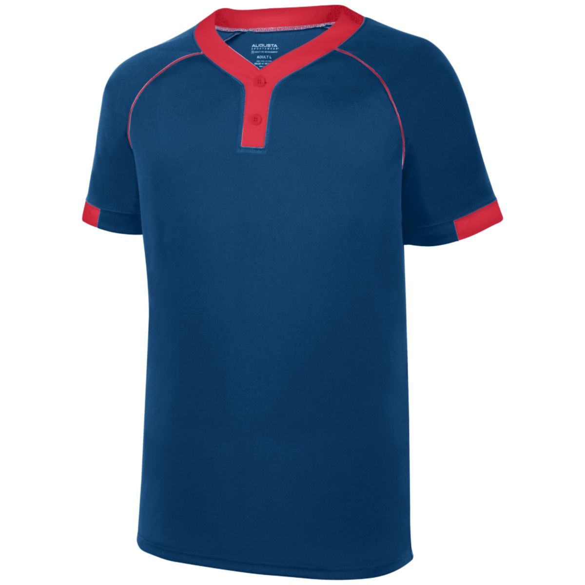 Augusta Sportswear Stanza Jersey in Navy/Red  -Part of the Adult, Adult-Jersey, Augusta-Products, Baseball, Shirts, All-Sports, All-Sports-1 product lines at KanaleyCreations.com
