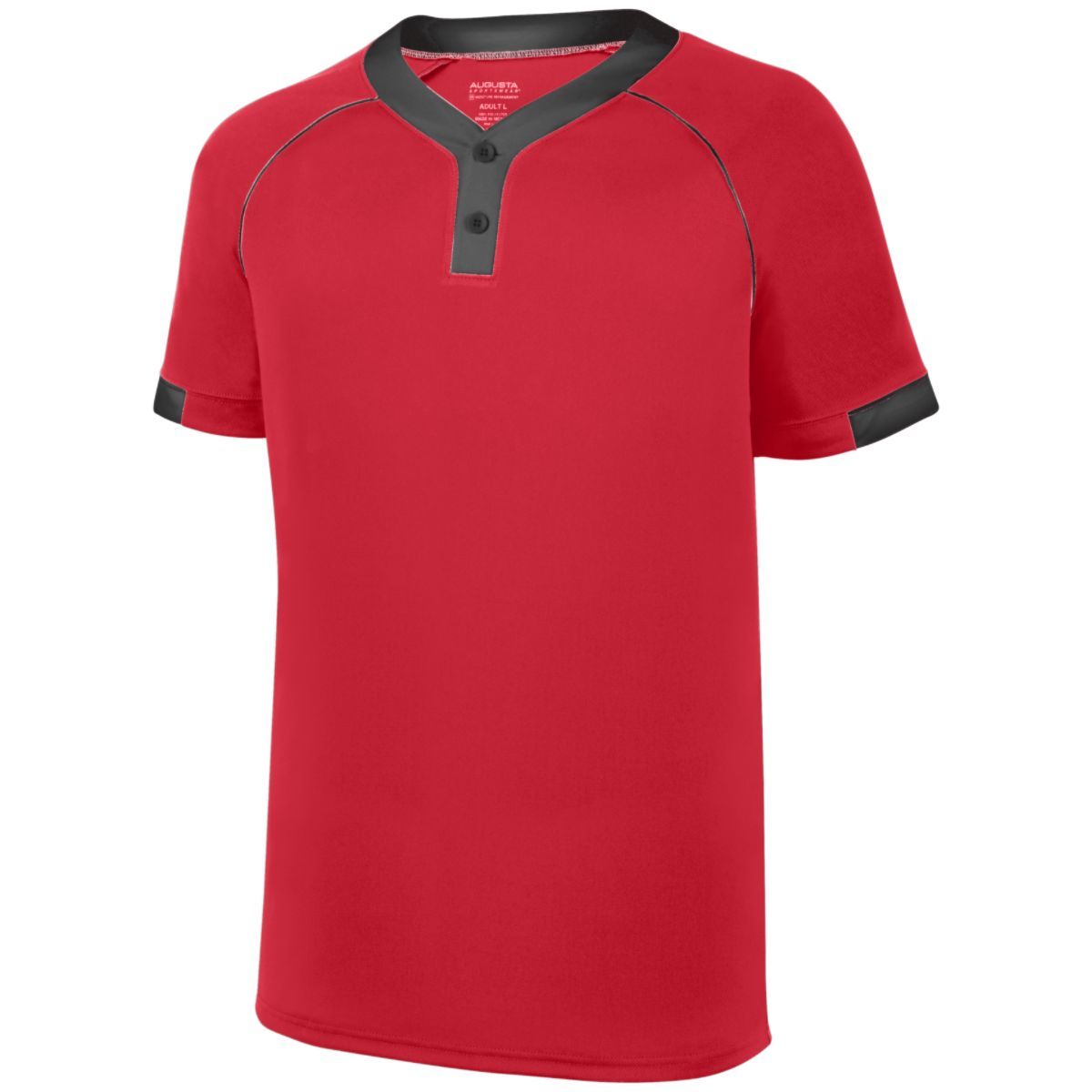 Augusta Sportswear Stanza Jersey in Red/Black  -Part of the Adult, Adult-Jersey, Augusta-Products, Baseball, Shirts, All-Sports, All-Sports-1 product lines at KanaleyCreations.com