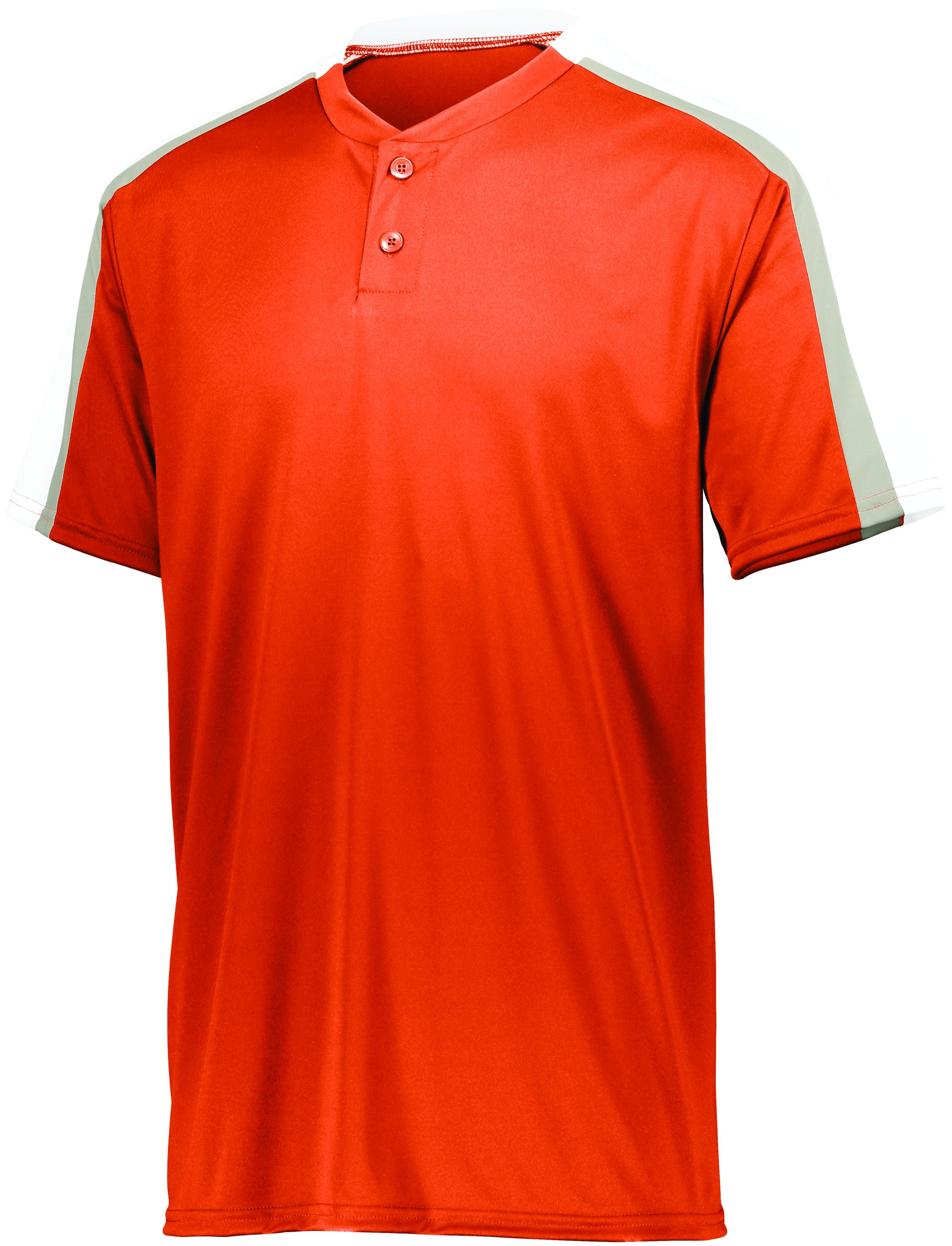 Augusta Sportswear Power Plus Jersey 2.0 in Orange/White/Silver Grey  -Part of the Adult, Adult-Jersey, Augusta-Products, Baseball, Shirts, All-Sports, All-Sports-1 product lines at KanaleyCreations.com