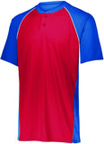 Augusta Sportswear Youth Limit Jersey in Royal/Red/White  -Part of the Youth, Youth-Jersey, Augusta-Products, Baseball, Shirts, All-Sports, All-Sports-1 product lines at KanaleyCreations.com