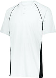 Augusta Sportswear Youth Limit Jersey in White/Black  -Part of the Youth, Youth-Jersey, Augusta-Products, Baseball, Shirts, All-Sports, All-Sports-1 product lines at KanaleyCreations.com