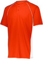 Augusta Sportswear Youth Limit Jersey in Orange/White  -Part of the Youth, Youth-Jersey, Augusta-Products, Baseball, Shirts, All-Sports, All-Sports-1 product lines at KanaleyCreations.com