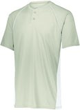 Augusta Sportswear Youth Limit Jersey in Silver Grey/White  -Part of the Youth, Youth-Jersey, Augusta-Products, Baseball, Shirts, All-Sports, All-Sports-1 product lines at KanaleyCreations.com