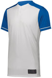 Augusta Sportswear Closer Jersey in White/Royal  -Part of the Adult, Adult-Jersey, Augusta-Products, Baseball, Shirts, All-Sports, All-Sports-1 product lines at KanaleyCreations.com