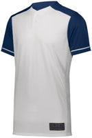 Augusta Sportswear Youth Closer Jersey in White/Navy  -Part of the Youth, Youth-Jersey, Augusta-Products, Baseball, Shirts, All-Sports, All-Sports-1 product lines at KanaleyCreations.com