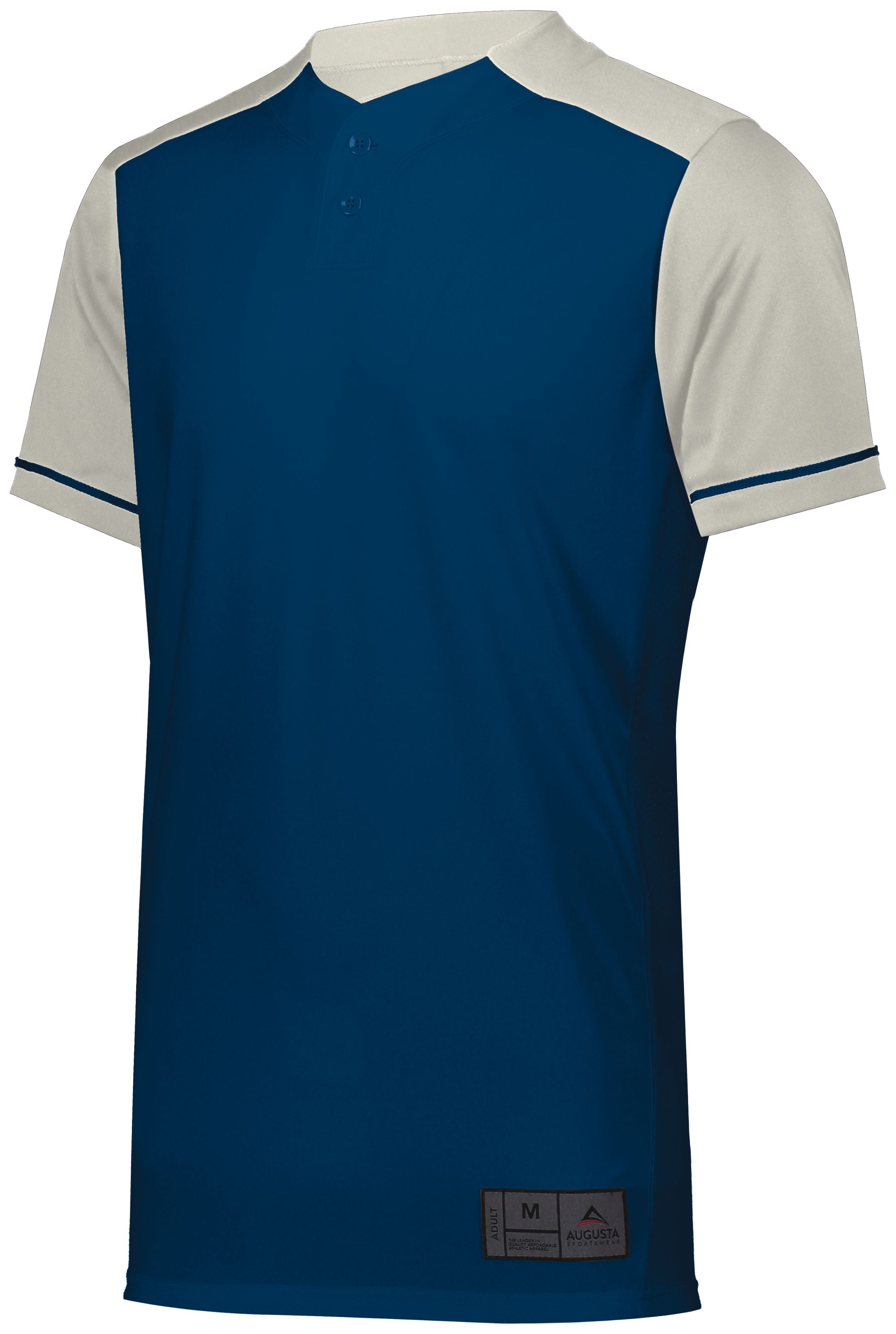 Augusta Sportswear Closer Jersey in Navy/Silver Grey  -Part of the Adult, Adult-Jersey, Augusta-Products, Baseball, Shirts, All-Sports, All-Sports-1 product lines at KanaleyCreations.com