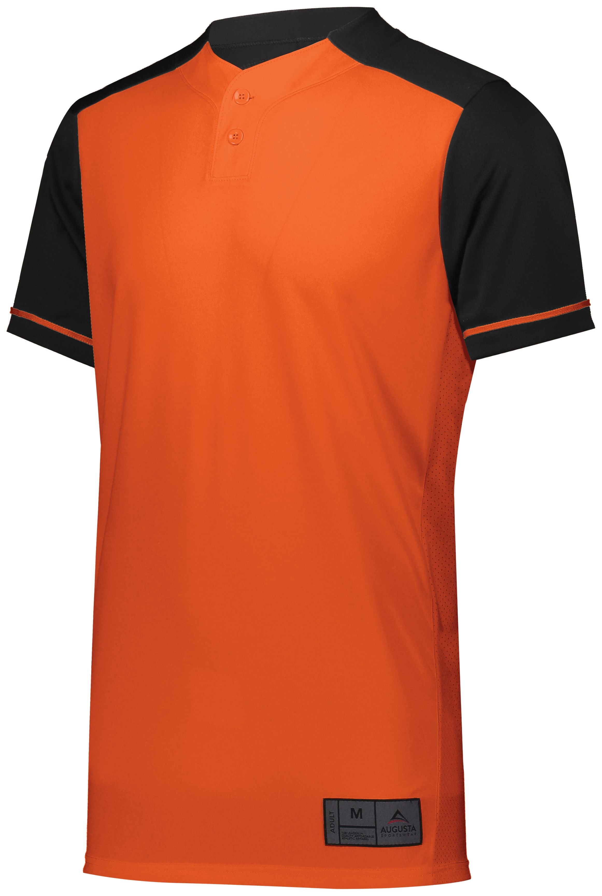 Augusta Sportswear Closer Jersey in Orange/Black  -Part of the Adult, Adult-Jersey, Augusta-Products, Baseball, Shirts, All-Sports, All-Sports-1 product lines at KanaleyCreations.com