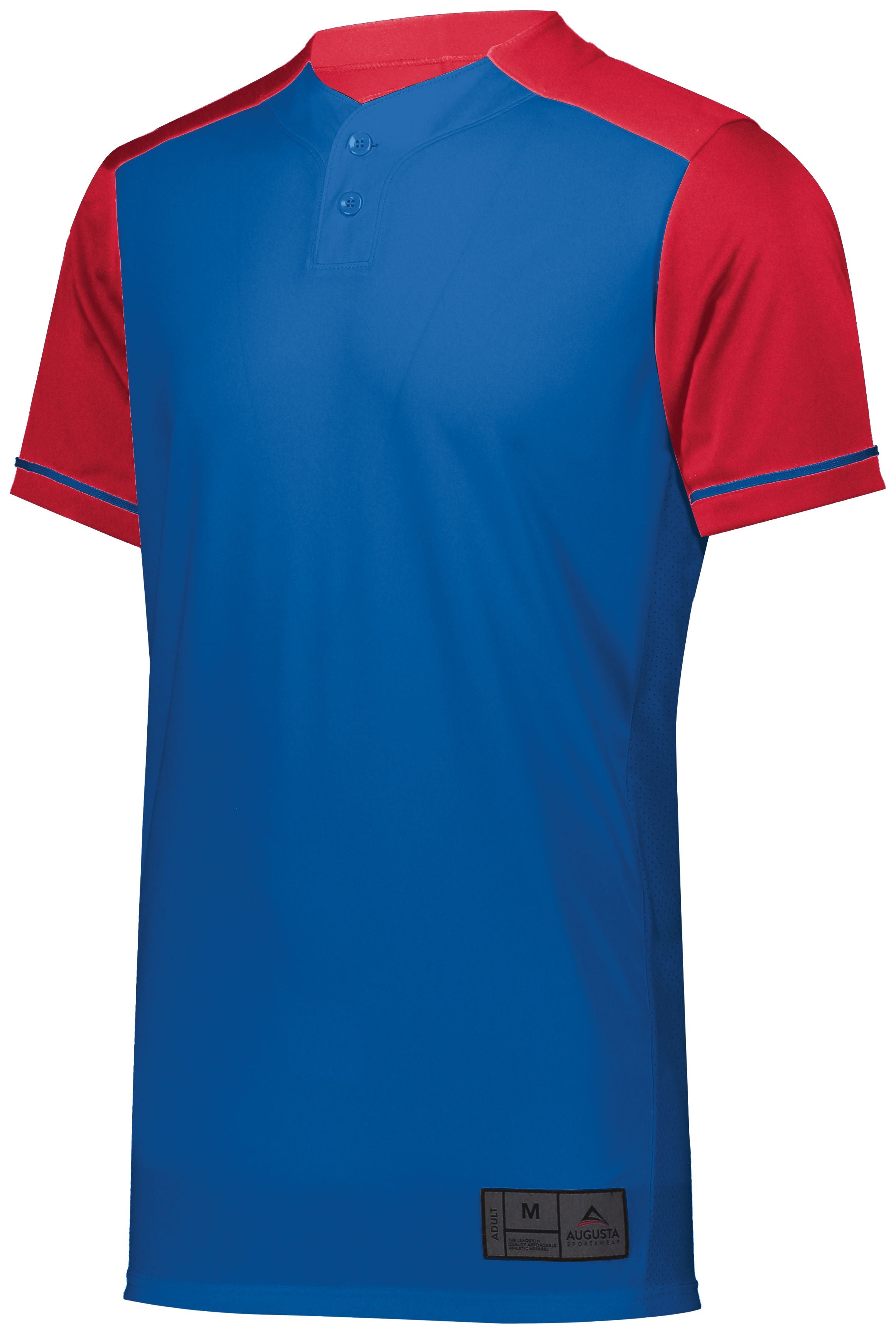 Augusta Sportswear Youth Closer Jersey in Royal/Scarlet  -Part of the Youth, Youth-Jersey, Augusta-Products, Baseball, Shirts, All-Sports, All-Sports-1 product lines at KanaleyCreations.com
