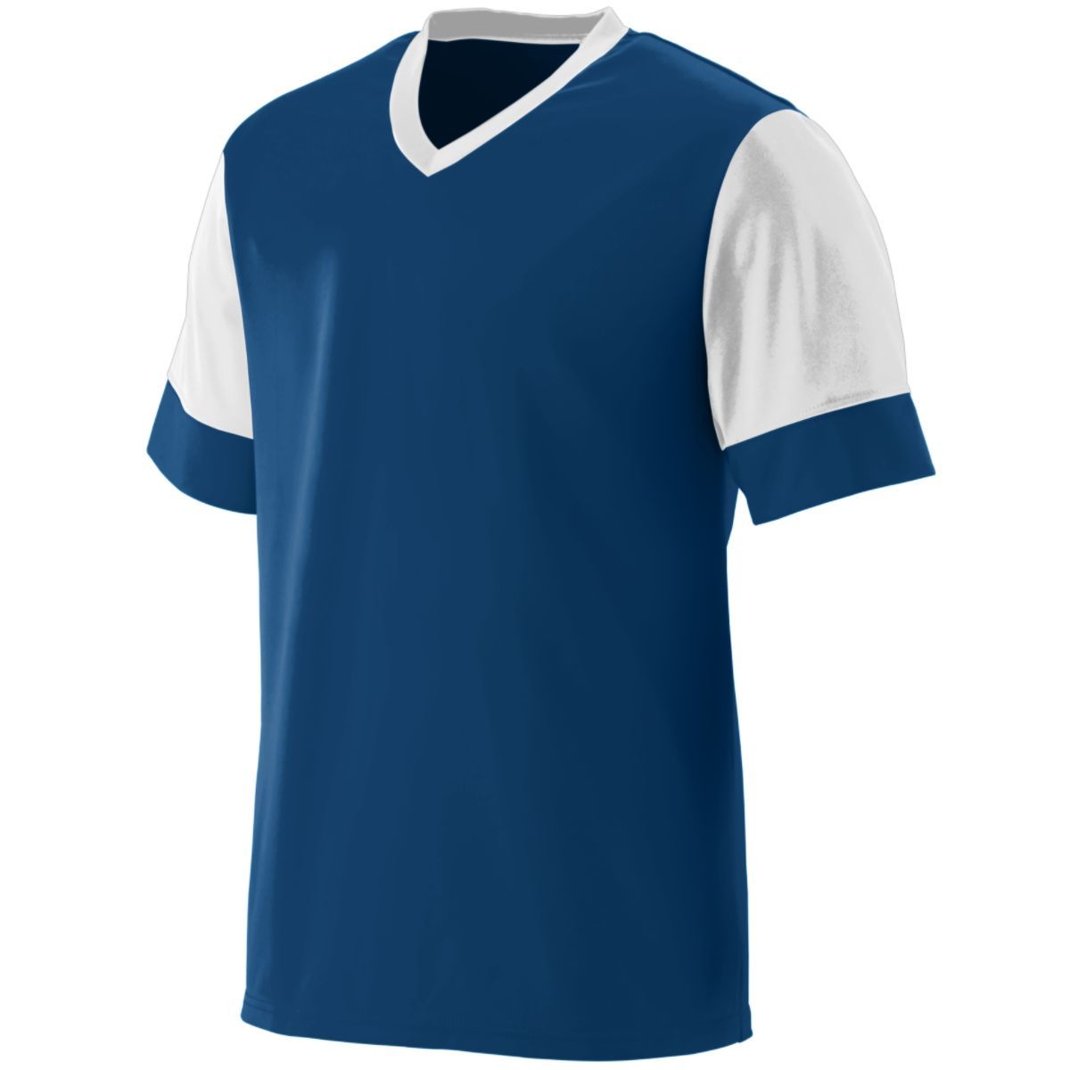 Augusta Sportswear Youth Lightning Jersey in Navy/White  -Part of the Youth, Youth-Jersey, Augusta-Products, Soccer, Shirts, All-Sports-1 product lines at KanaleyCreations.com