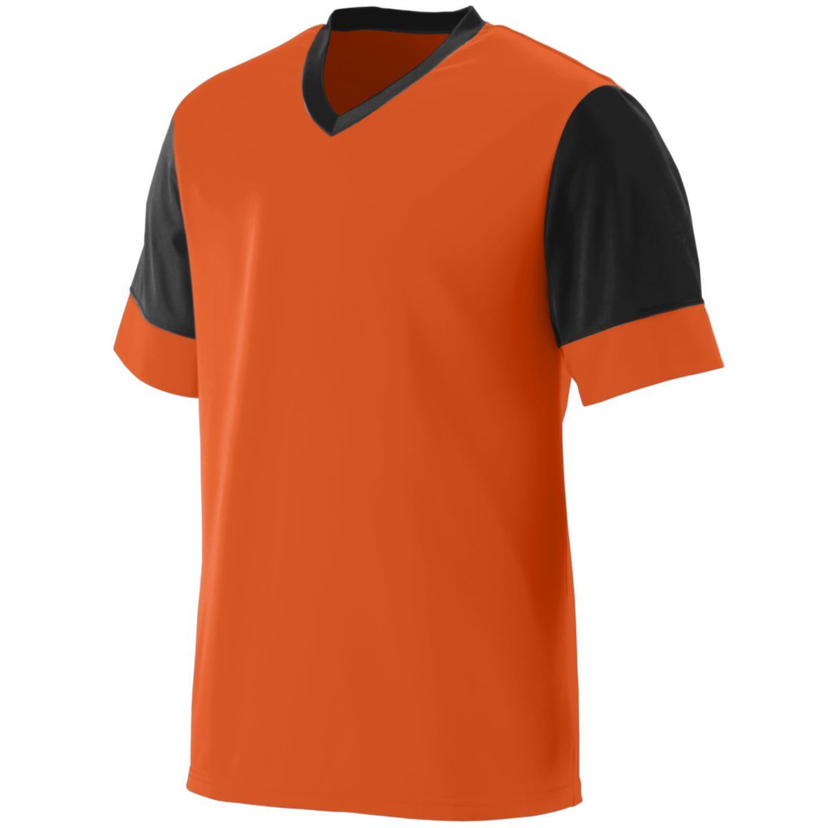 Augusta Sportswear Youth Lightning Jersey in Orange/Black  -Part of the Youth, Youth-Jersey, Augusta-Products, Soccer, Shirts, All-Sports-1 product lines at KanaleyCreations.com
