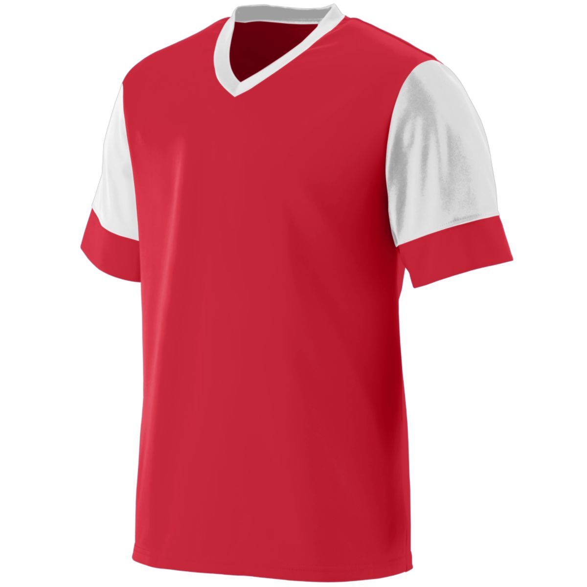 Augusta Sportswear Youth Lightning Jersey in Red/White  -Part of the Youth, Youth-Jersey, Augusta-Products, Soccer, Shirts, All-Sports-1 product lines at KanaleyCreations.com