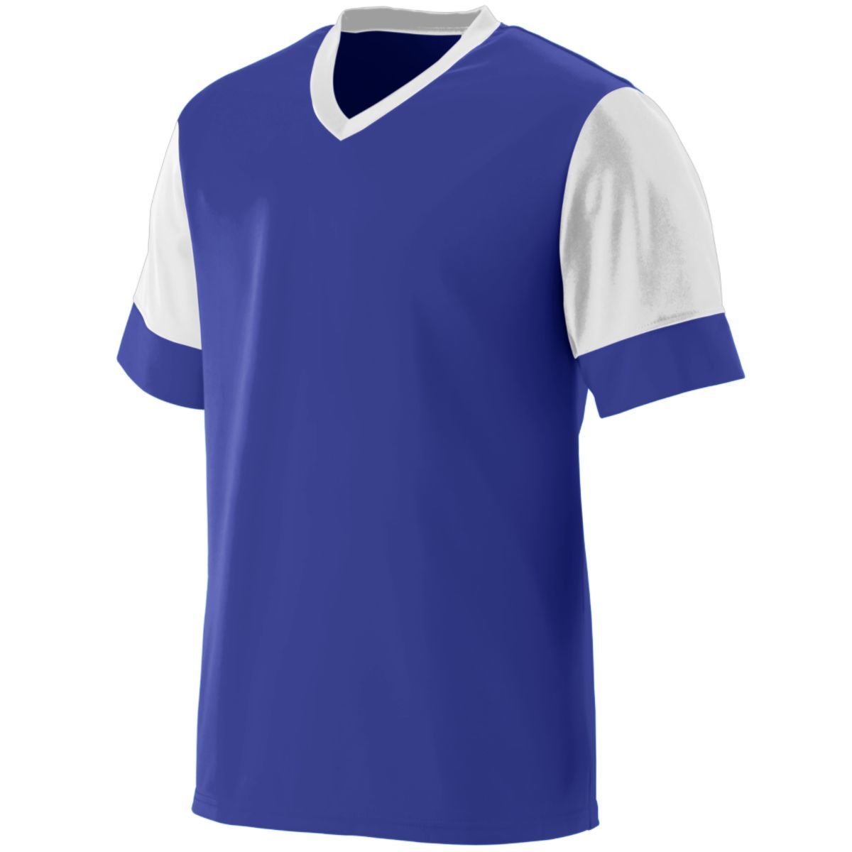 Augusta Sportswear Youth Lightning Jersey in Purple/White  -Part of the Youth, Youth-Jersey, Augusta-Products, Soccer, Shirts, All-Sports-1 product lines at KanaleyCreations.com