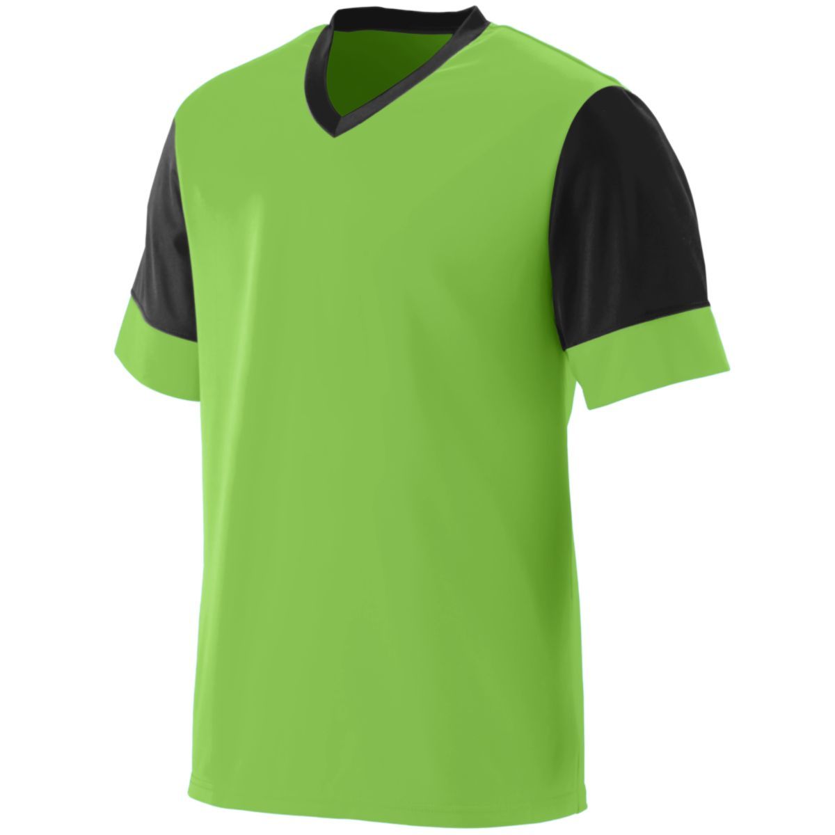 Augusta Sportswear Youth Lightning Jersey in Lime/Black  -Part of the Youth, Youth-Jersey, Augusta-Products, Soccer, Shirts, All-Sports-1 product lines at KanaleyCreations.com