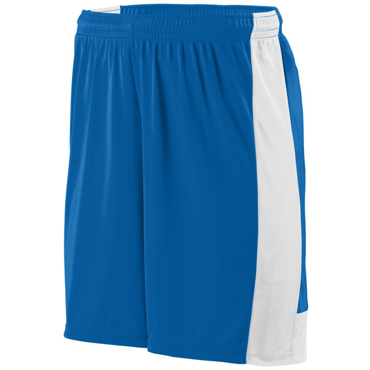 Augusta Sportswear Youth Lightning Shorts in Royal/White  -Part of the Youth, Youth-Shorts, Augusta-Products, Soccer, All-Sports-1 product lines at KanaleyCreations.com