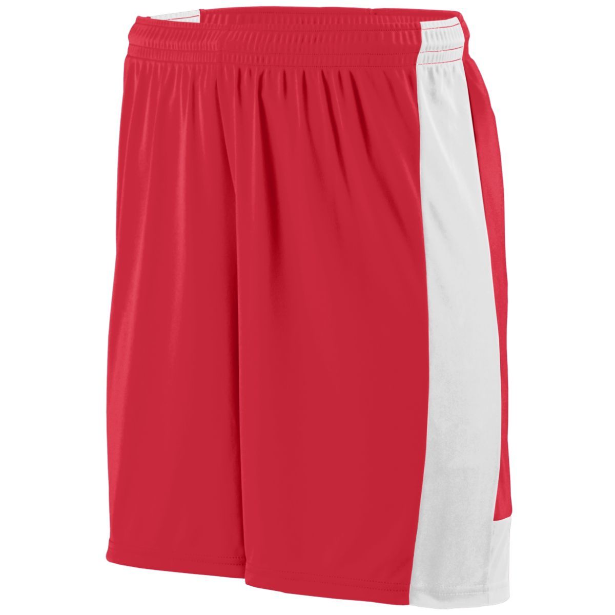 Augusta Sportswear Youth Lightning Shorts in Red/White  -Part of the Youth, Youth-Shorts, Augusta-Products, Soccer, All-Sports-1 product lines at KanaleyCreations.com