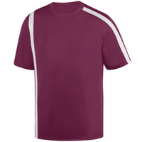 Augusta Sportswear Youth Attacking Third Jersey in Maroon/White  -Part of the Youth, Youth-Jersey, Augusta-Products, Soccer, Shirts, All-Sports-1 product lines at KanaleyCreations.com