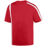 Augusta Sportswear Youth Attacking Third Jersey in Red/White  -Part of the Youth, Youth-Jersey, Augusta-Products, Soccer, Shirts, All-Sports-1 product lines at KanaleyCreations.com