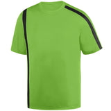 Augusta Sportswear Youth Attacking Third Jersey in Lime/Black  -Part of the Youth, Youth-Jersey, Augusta-Products, Soccer, Shirts, All-Sports-1 product lines at KanaleyCreations.com