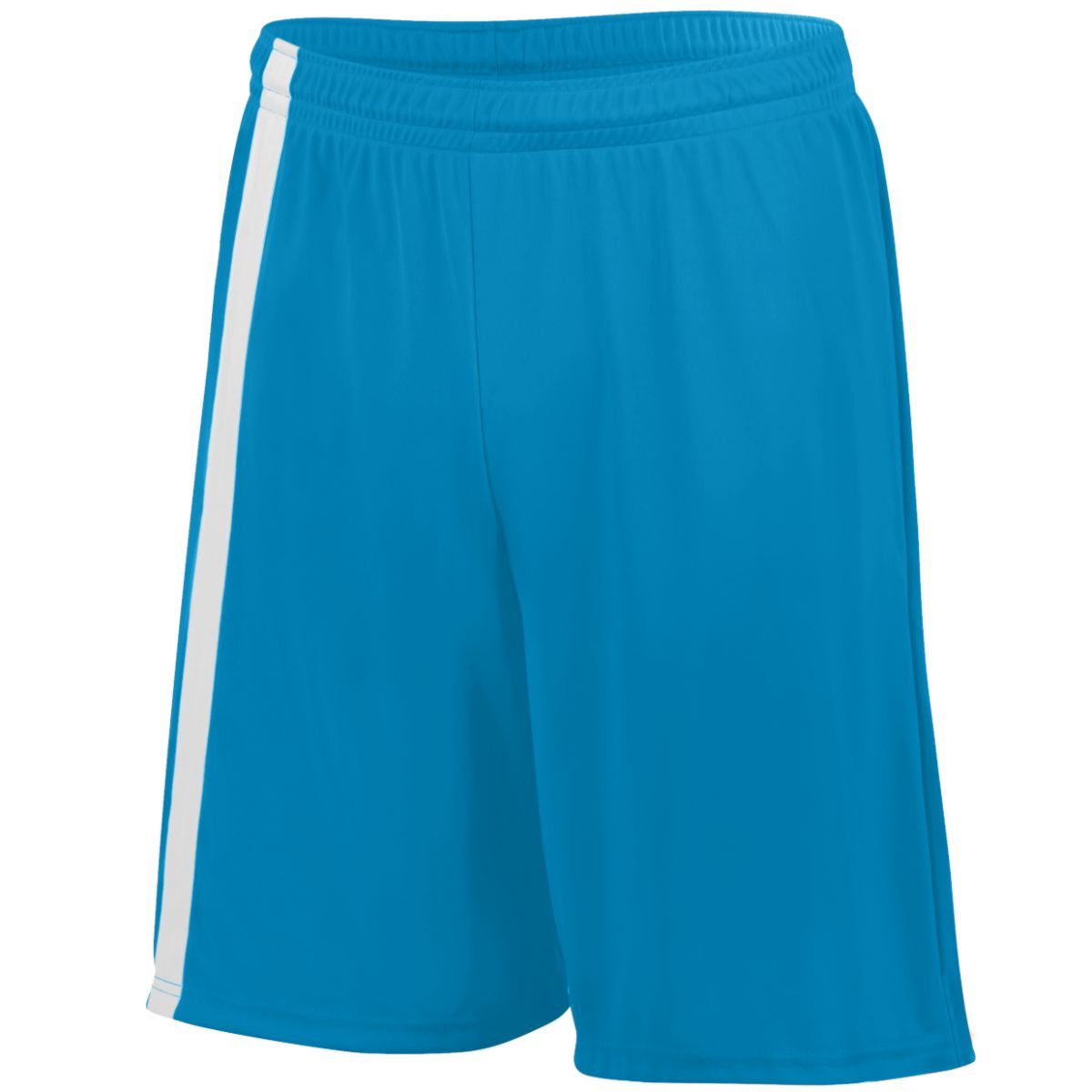 Augusta Sportswear Attacking Third Shorts in Power Blue/White  -Part of the Adult, Adult-Shorts, Augusta-Products, Soccer, All-Sports-1 product lines at KanaleyCreations.com