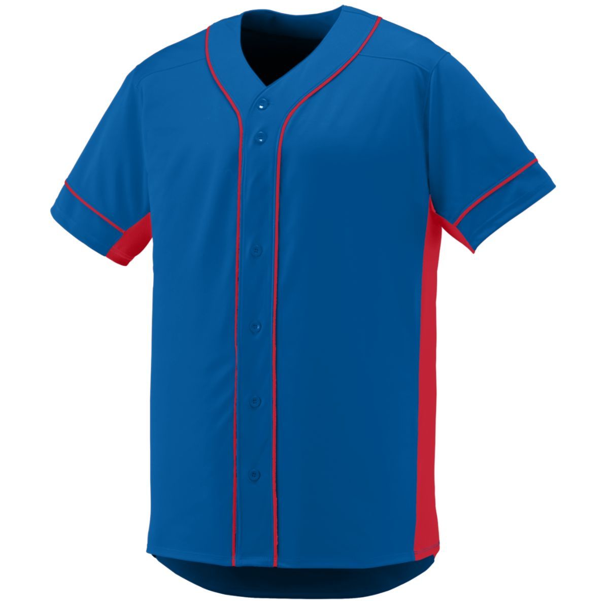 Augusta Sportswear Slugger Jersey in Royal/Red  -Part of the Adult, Adult-Jersey, Augusta-Products, Baseball, Shirts, All-Sports, All-Sports-1 product lines at KanaleyCreations.com