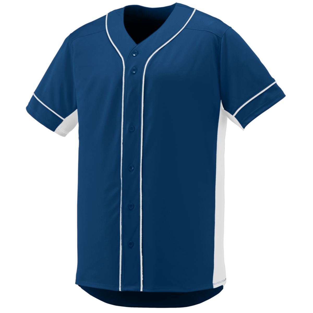 Augusta Sportswear Slugger Jersey in Navy/White  -Part of the Adult, Adult-Jersey, Augusta-Products, Baseball, Shirts, All-Sports, All-Sports-1 product lines at KanaleyCreations.com
