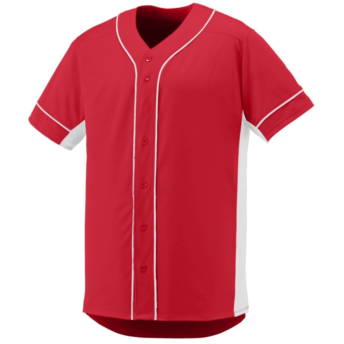 Augusta Sportswear Slugger Jersey in Red/White  -Part of the Adult, Adult-Jersey, Augusta-Products, Baseball, Shirts, All-Sports, All-Sports-1 product lines at KanaleyCreations.com