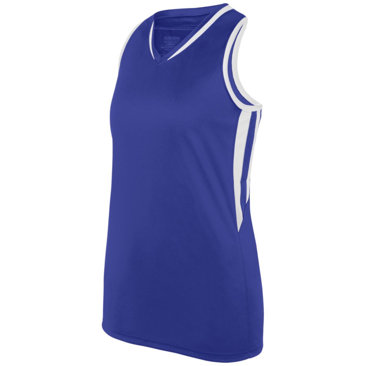 Augusta Sportswear Ladies Full Force Tank in Purple/White  -Part of the Ladies, Ladies-Tank, Augusta-Products, Shirts product lines at KanaleyCreations.com