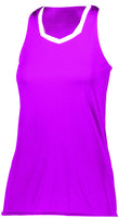 Augusta Sportswear Girls Crosse Jersey in Power Pink/White  -Part of the Girls, Augusta-Products, Girls-Jersey, Shirts product lines at KanaleyCreations.com